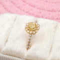 Natural Fancy Intense Yellow Diamond Ring